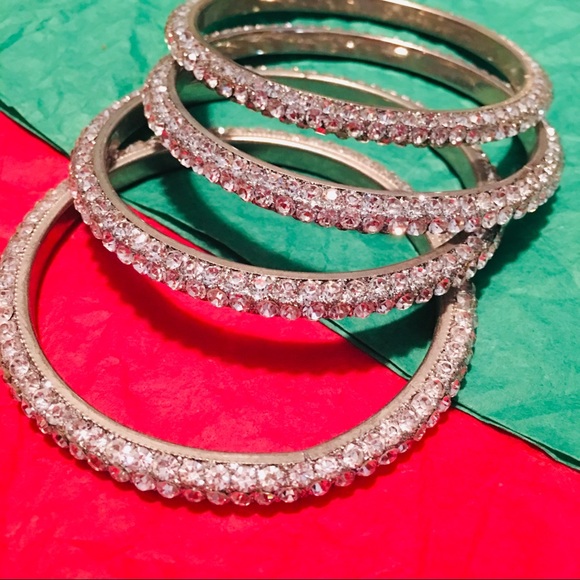 Crystal Bling Bangles(4)💎💎💎💎 - Picture 1 of 5